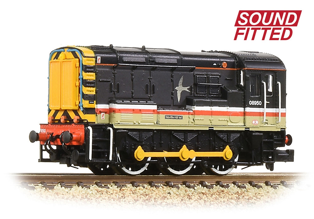 Graham Farish 371-005ASF Class 08 08950 'Neville Hill 1st' BR InterCity N Gauge