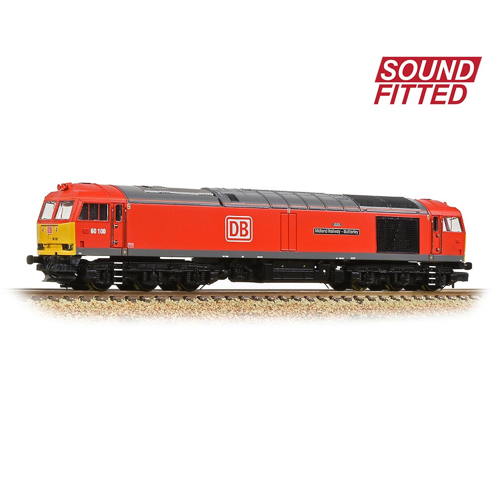 Graham Farish 371-359SF Class 60 60100 'Midland Railway - Butterley' DB Cargo
