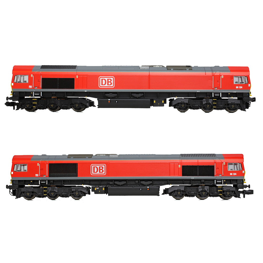 Graham Farish 371-383B Class 66/0 66124 DB Cargo Red N Gauge