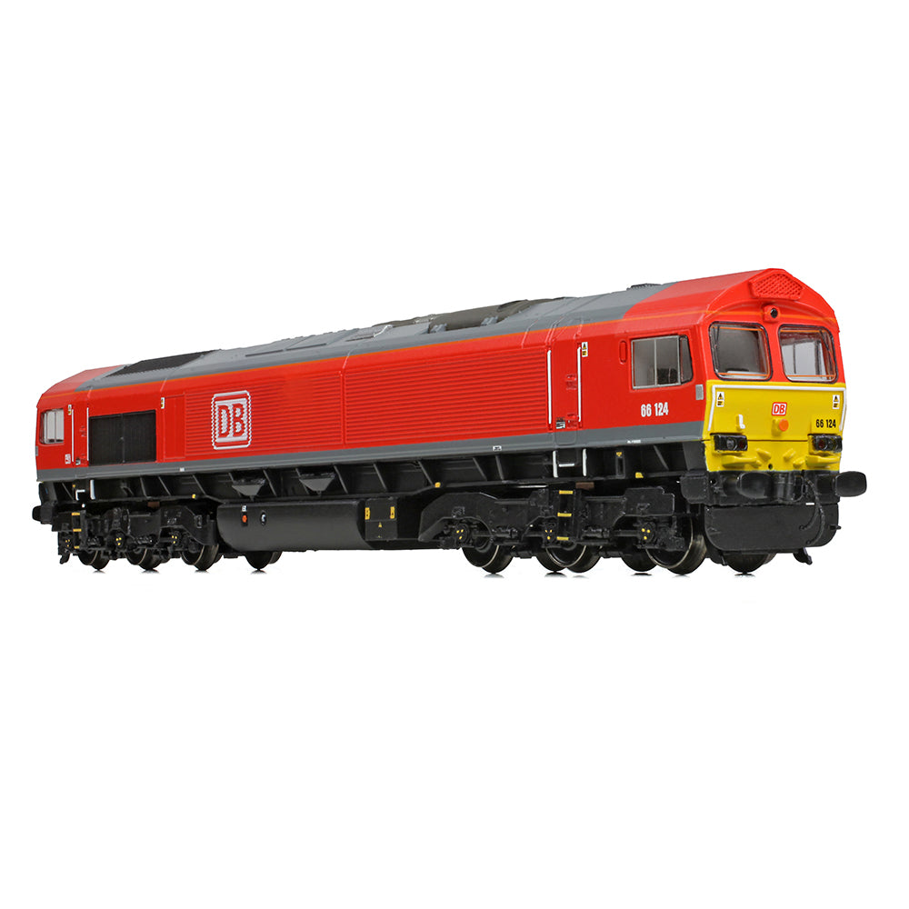 Graham Farish 371-383B Class 66/0 66124 DB Cargo Red N Gauge