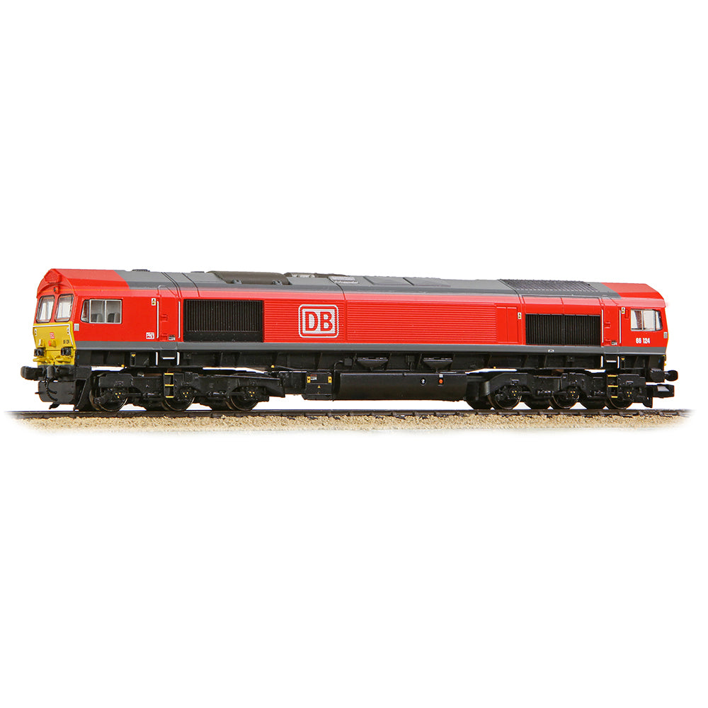 Graham Farish 371-383B Class 66/0 66124 DB Cargo Red N Gauge