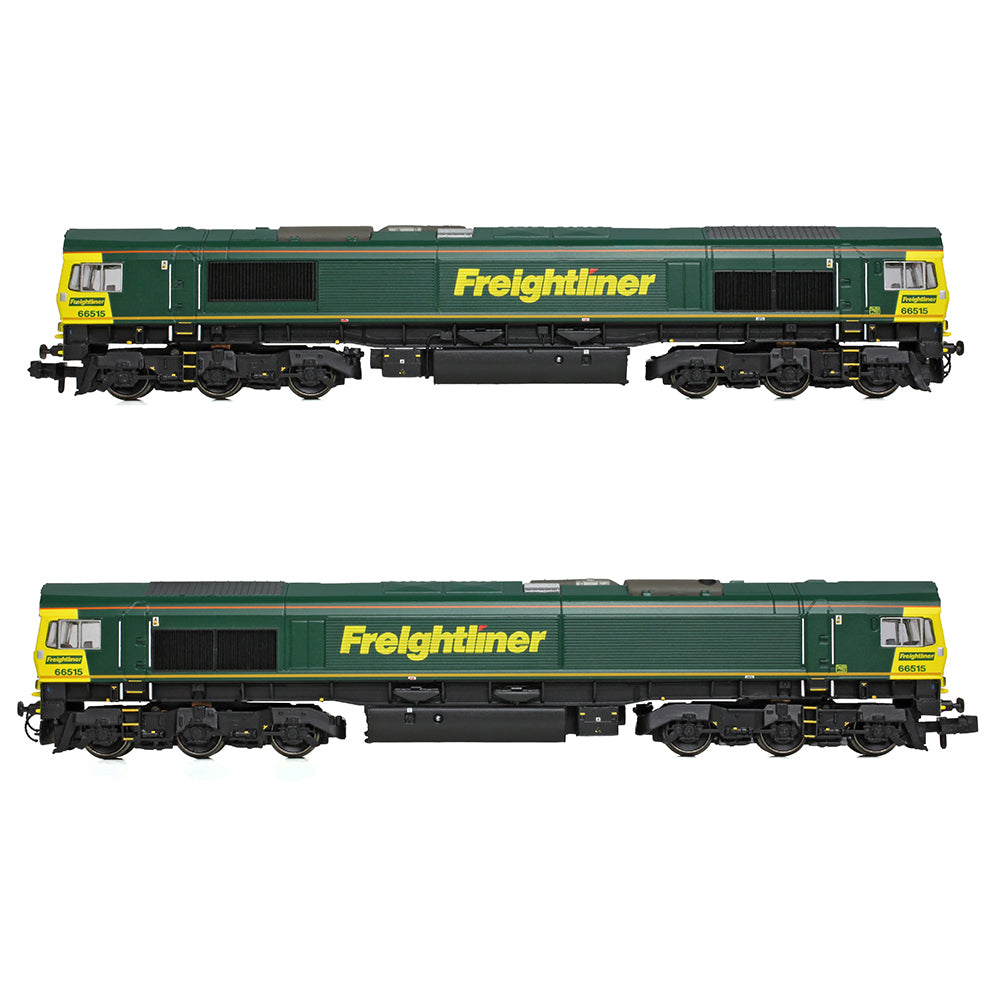 Graham Farish 371-385A Class 66/5 66515 Freightliner Green N Gauge