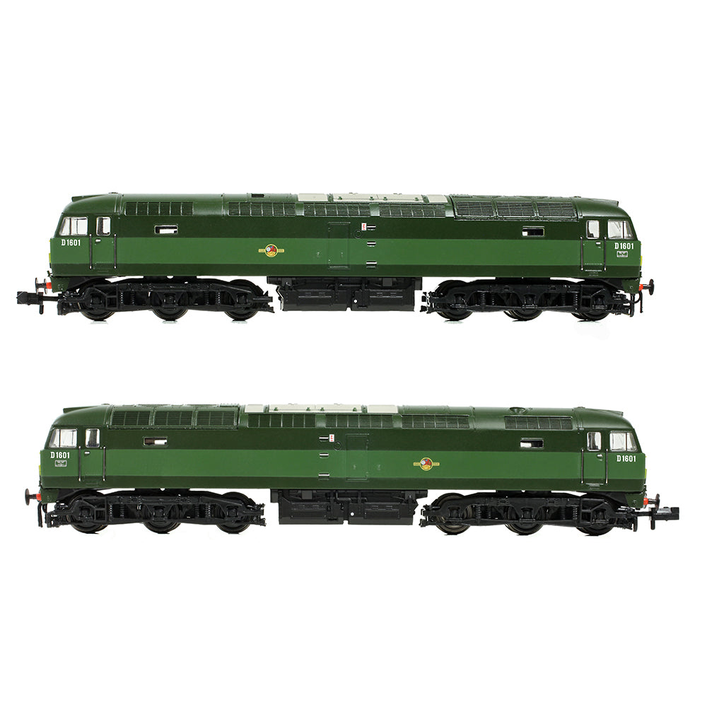 Graham Farish 371-825E Class 47/0 D1601 BR Green (Small Yellow Panels)