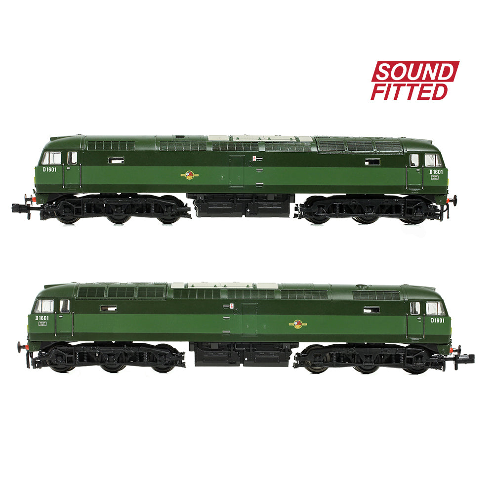 Graham Farish 371-825ESF Class 47/0 D1601 BR Green (Small Yellow Panels)