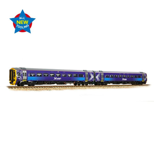 Graham Farish 371-851A Class 158 2-Car DMU 158729 ScotRail Saltire N Gauge