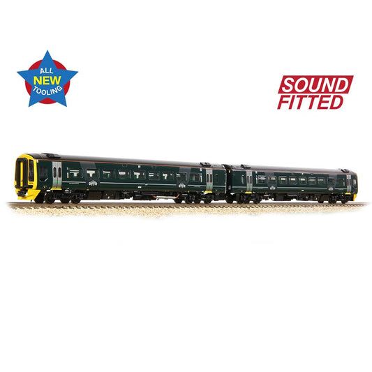 Graham Farish 371-857SF Class 158 2-Car DMU 158766 GWR Green (FirstGroup) N Gauge