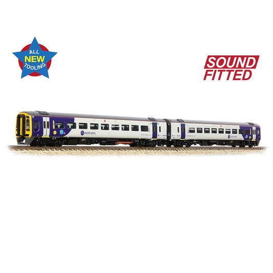 Graham Farish 371-858SF Class 158 2-Car DMU 158844 Northern N Gauge