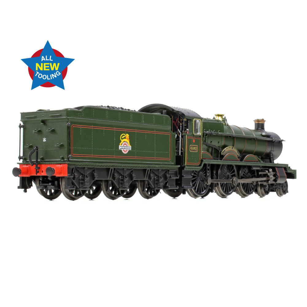 Graham Farish 372-010 GWR 49XX 'Hall' 4962 'Ragley Hall' BR Lined Green Early N