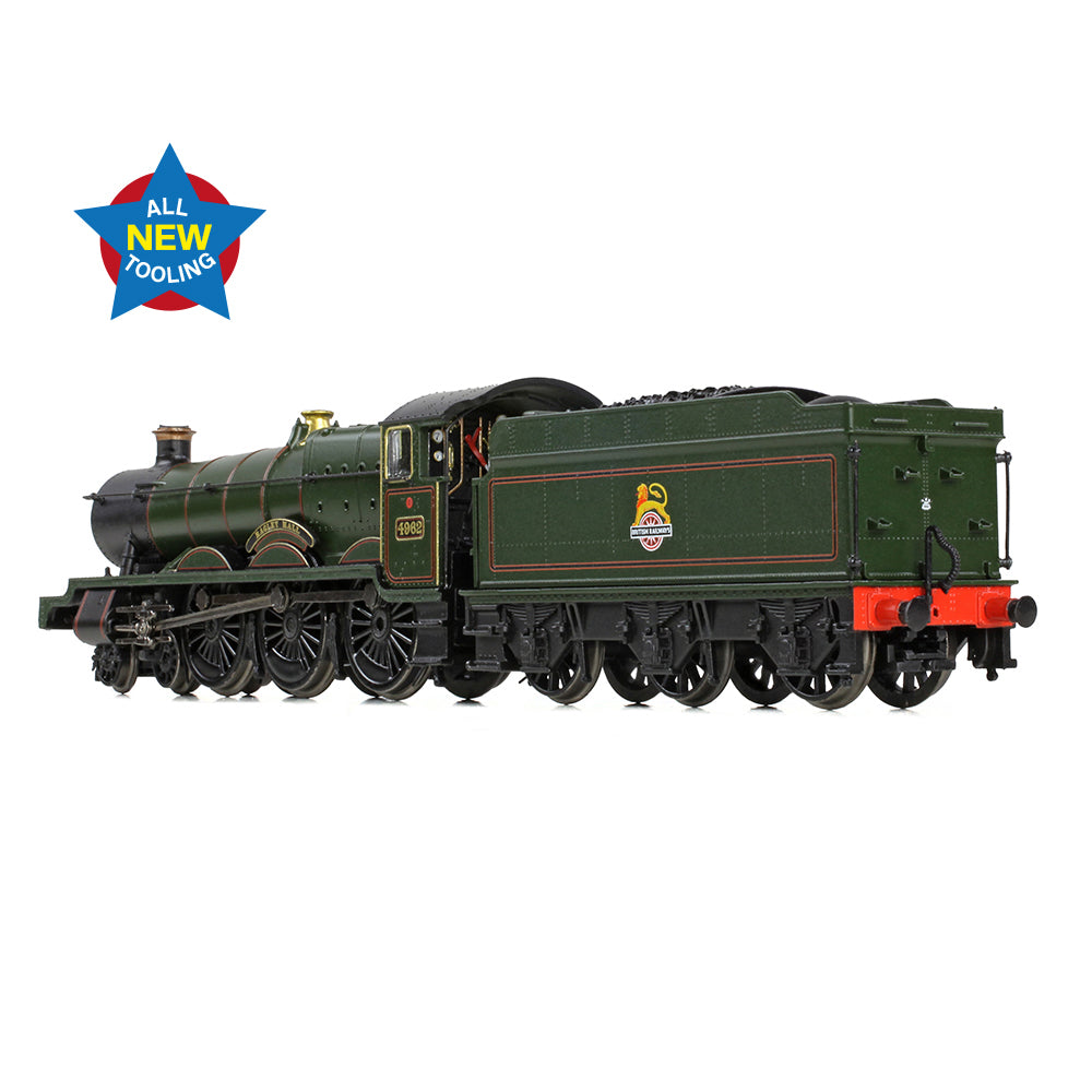 Graham Farish 372-010 GWR 49XX 'Hall' 4962 'Ragley Hall' BR Lined Green Early N