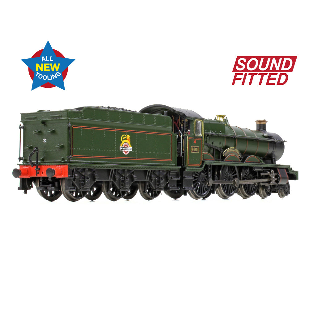Graham Farish 372-010SF GWR 4962 Ragley Hall BR Lined Green (Early) SF N Gauge