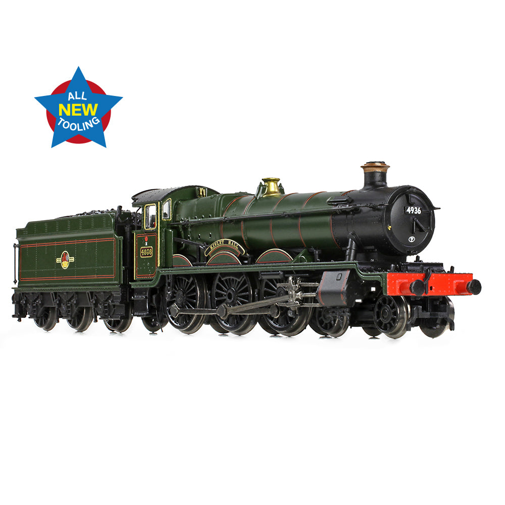 Graham Farish 372-011 GWR 4936 'Kinlet Hall' BR Lined Green (Late Crest) N Gauge
