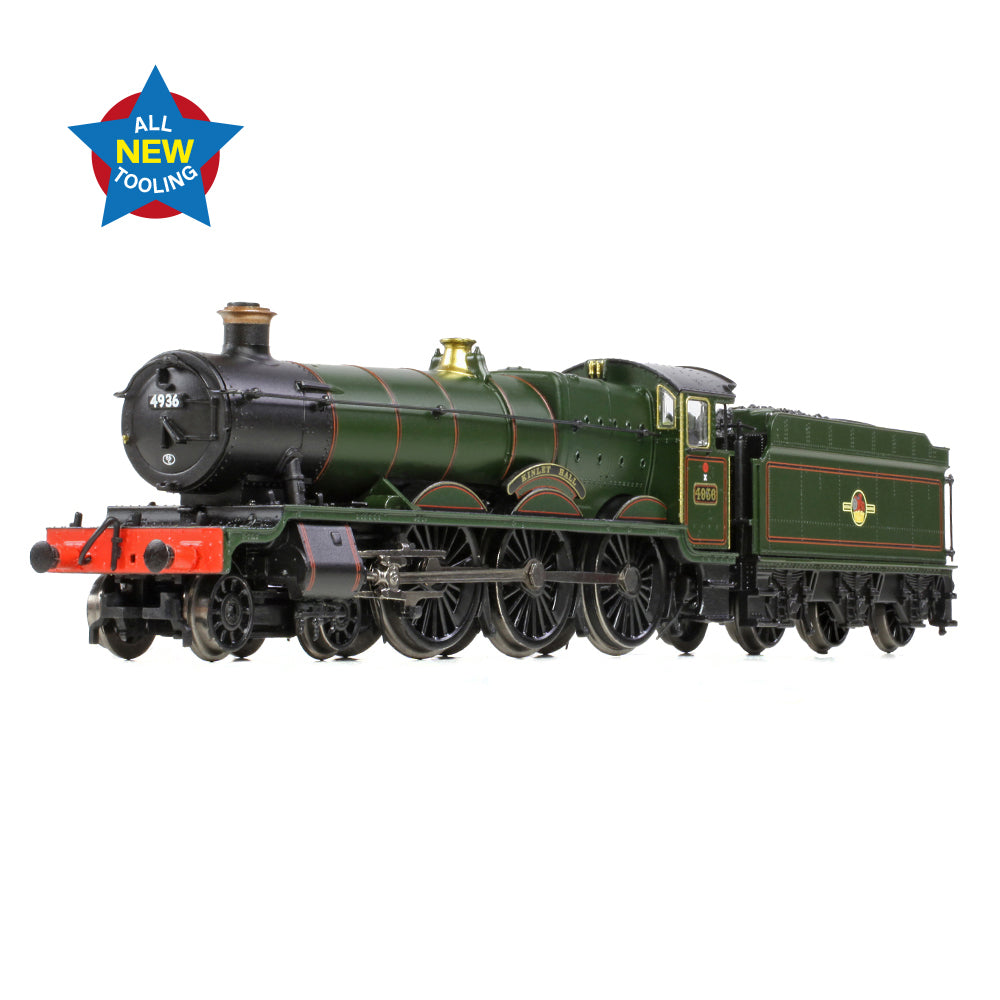 Graham Farish 372-011 GWR 4936 'Kinlet Hall' BR Lined Green (Late Crest) N Gauge
