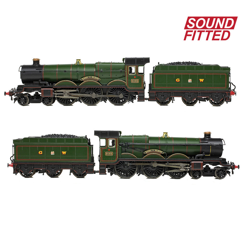 Graham Farish 372-034SF GWR 4073 Castle 5055 Earl of Eldon GWR Lined Green GW SF