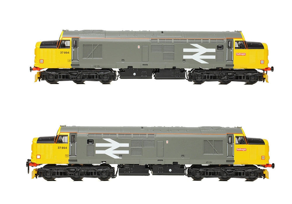 Bachmann 372-110SF Class 37/7 37894 BR Railfreight Grey SOUND FITTED N Gauge