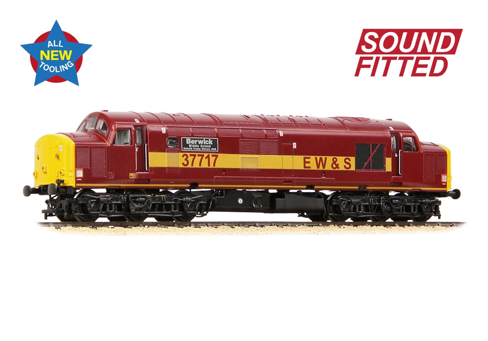 Bachmann 372-113SF Class 37/7 37717 'Berwick Middle School' EWS SOUND FITTED