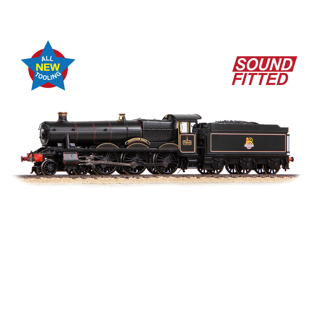 Graham Farish 372-451SF GWR 7904 Fountains Hall BR Lined Black Early Emb. SF N