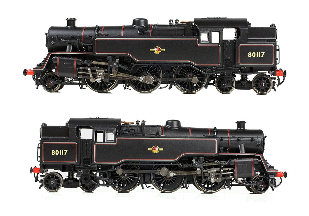 Bachmann 372-536A BR Standard 4MT Tank 80117 BR Lined Black (Late Crest) N Gauge