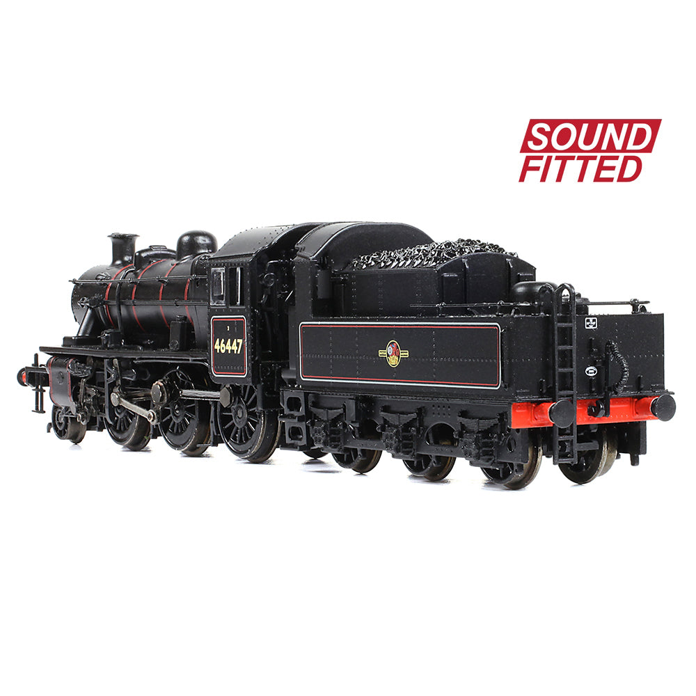 Graham Farish 372-628ASF LMS Ivatt 2MT 46447 BR Lined Black (Late Crest) N Gauge