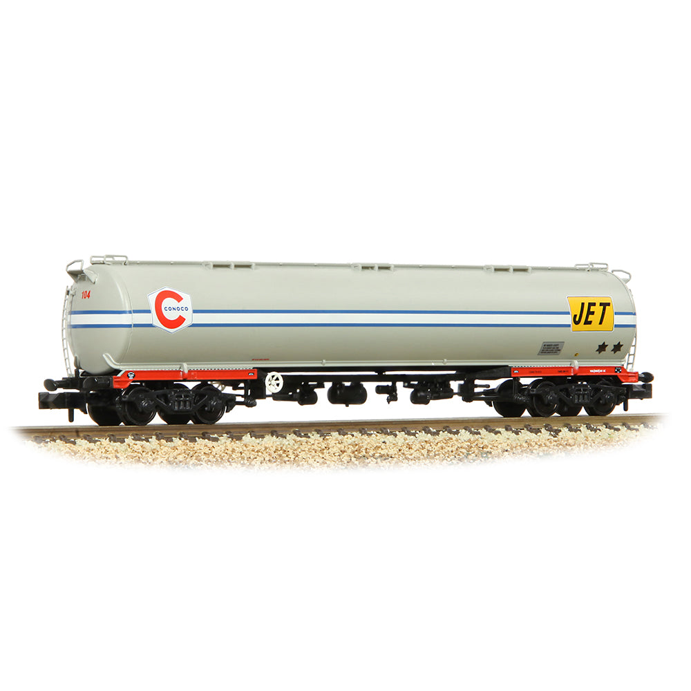 Graham Farish 373-563A BR 102T TEA Bogie Tank Wagon 'Conoco/Jet' Grey [W]