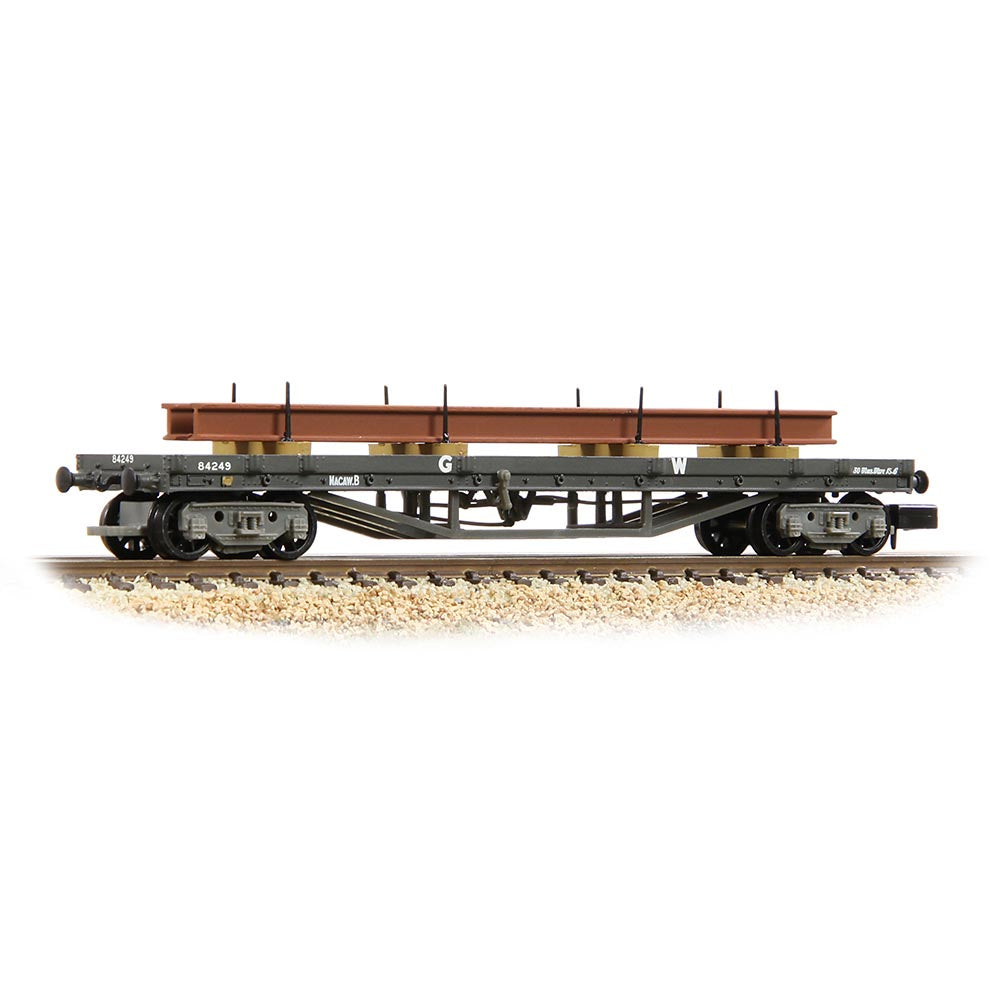 Graham Farish 373-927D 30T 'Macaw B' Bogie Bolster GWR Grey [WL]