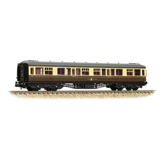 Graham Farish 374-536A GWR Hawksworth Third Corridor GWR Chocolate & Cream