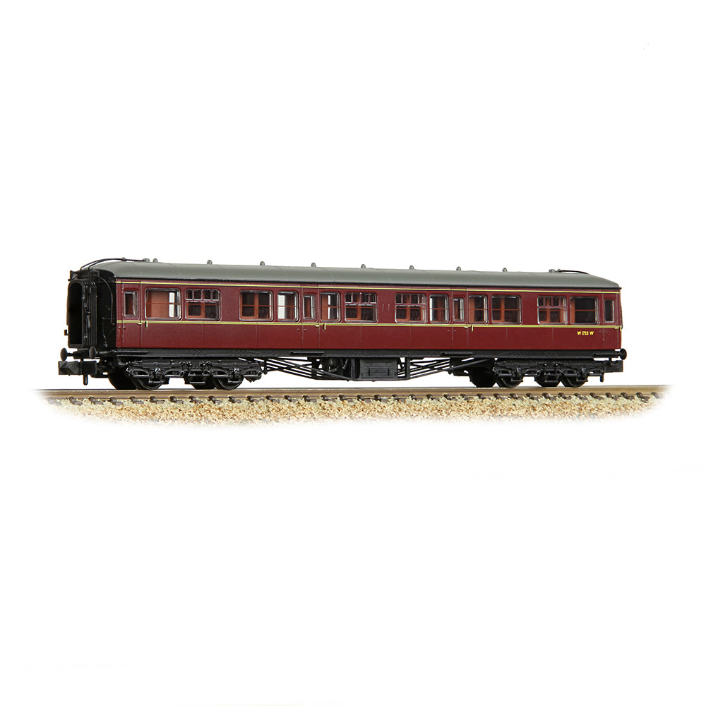 Graham Farish 374-537B GWR Hawksworth Second Corridor BR Maroon