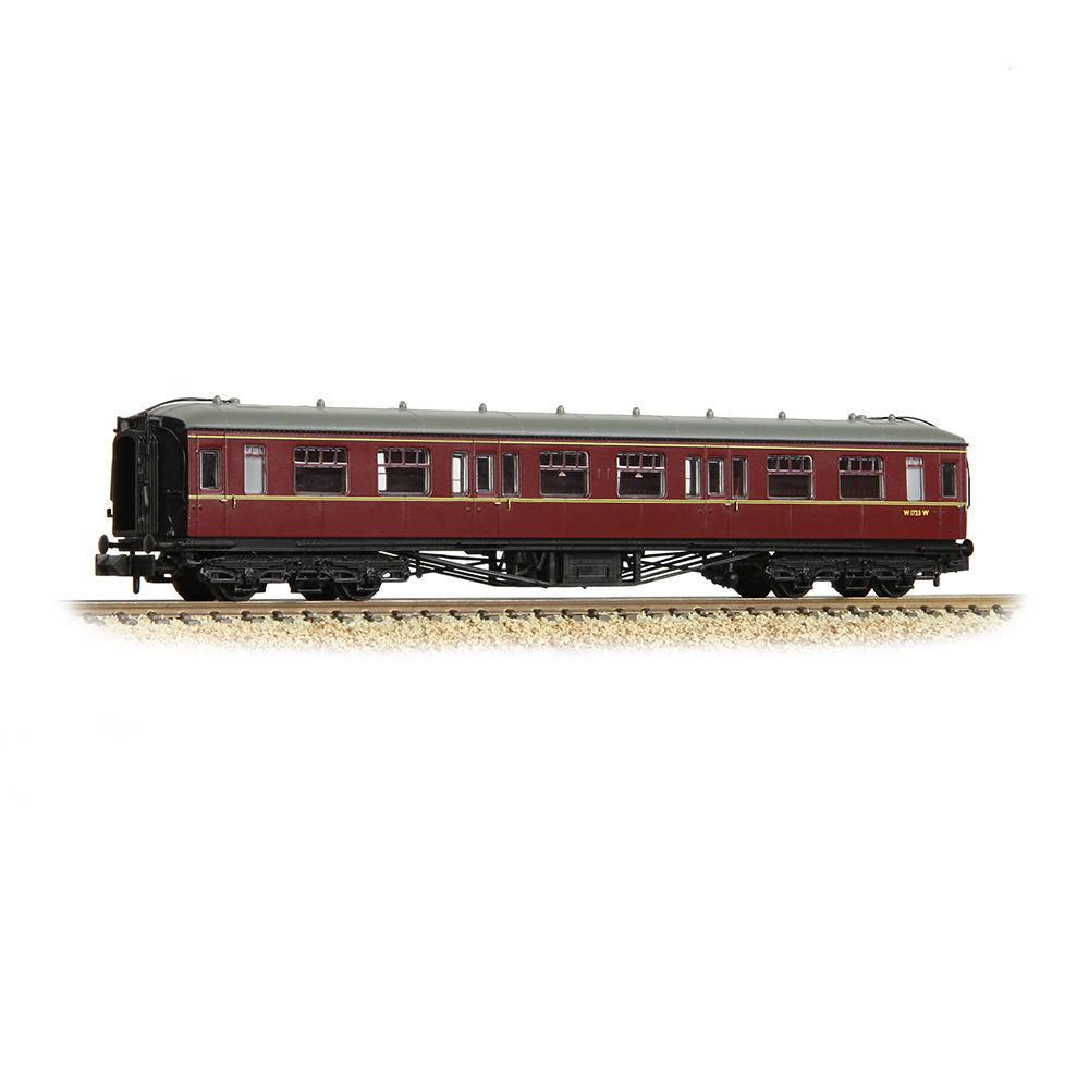 Graham Farish 374-537B GWR Hawksworth Second Corridor BR Maroon