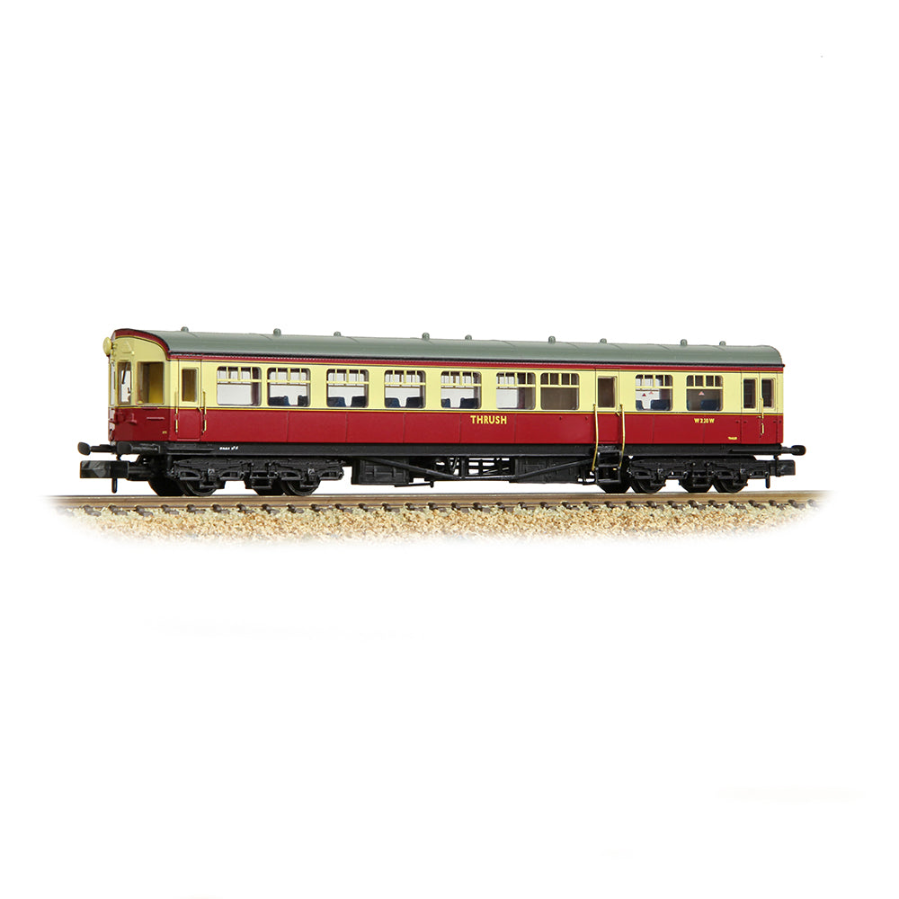 Graham Farish 374-610A GWR Hawksworth Auto-Trailer 'Thrush' BR Crimson & Cream