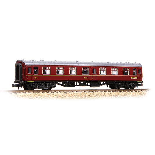 Graham Farish 374-821 BR Mk1 FO First Open 'DIANA' WCRC Maroon