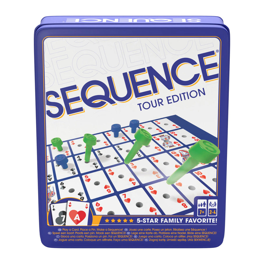 Sequence Tour Edition Tin - Classic Game Travel Edition