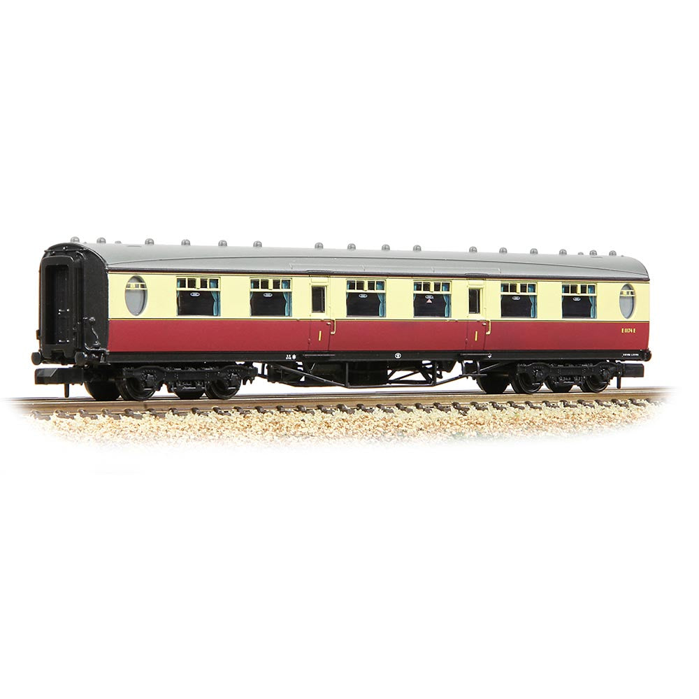 Graham Farish 376-201A LNER Thompson First Corridor BR Crimson & Cream N Gauge