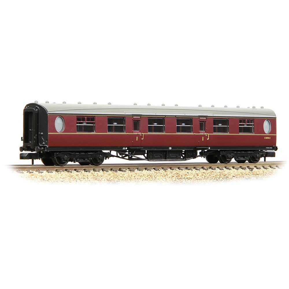 Graham Farish 376-202 LNER Thompson First Corridor BR Maroon N Gauge