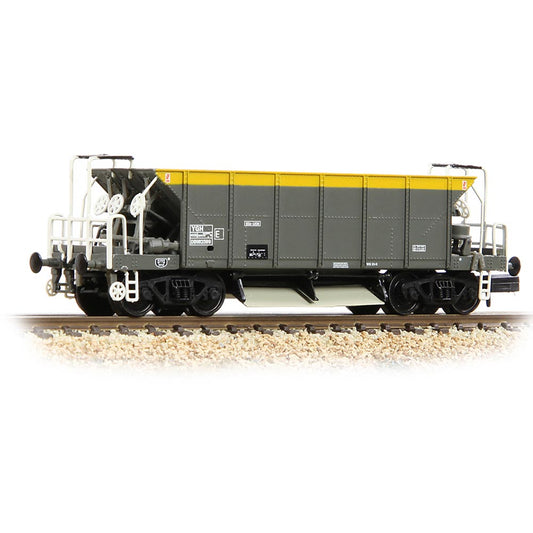 Graham Farish 377-001B BR YGH 'Sea-Lion' Bogie Hopper Wagon BR Engineers Grey & Yellow N Gauge