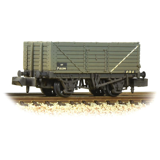 Graham Farish 377-078C 7 Plank Wagon End Door BR Grey (Early) [W]