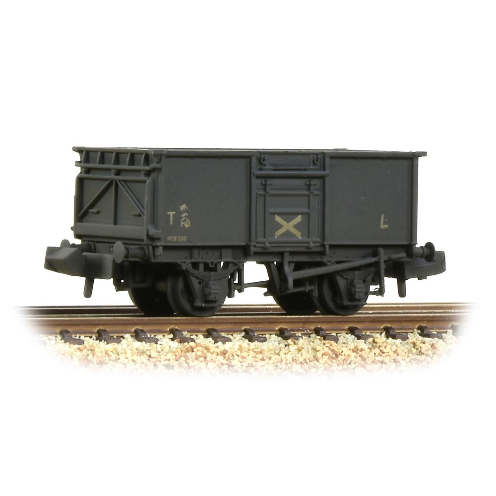 Graham Farish 377-228 BR 16T Steel Mineral Wagon with Top Flap Doors NCB Grey [W]