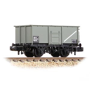 Graham Farish 377-255B BR 16T Steel Mineral Wagon BR Grey (TOPS)