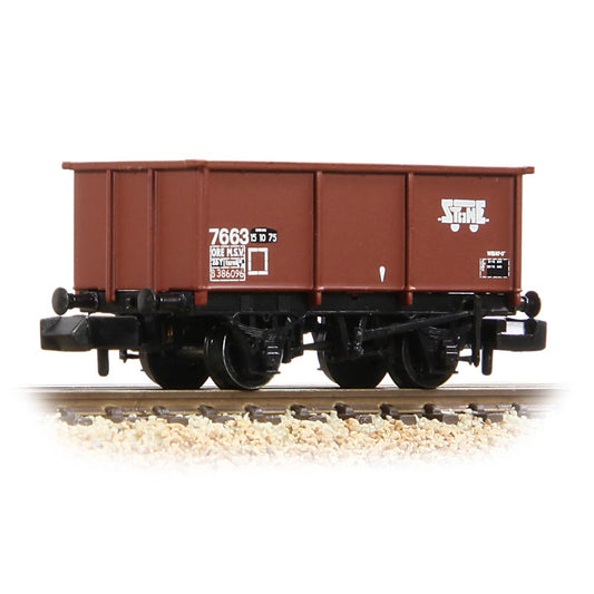 Graham Farish 377-278B BR 27T Steel Tippler Wagon BR Bauxite (TOPS) [WL]