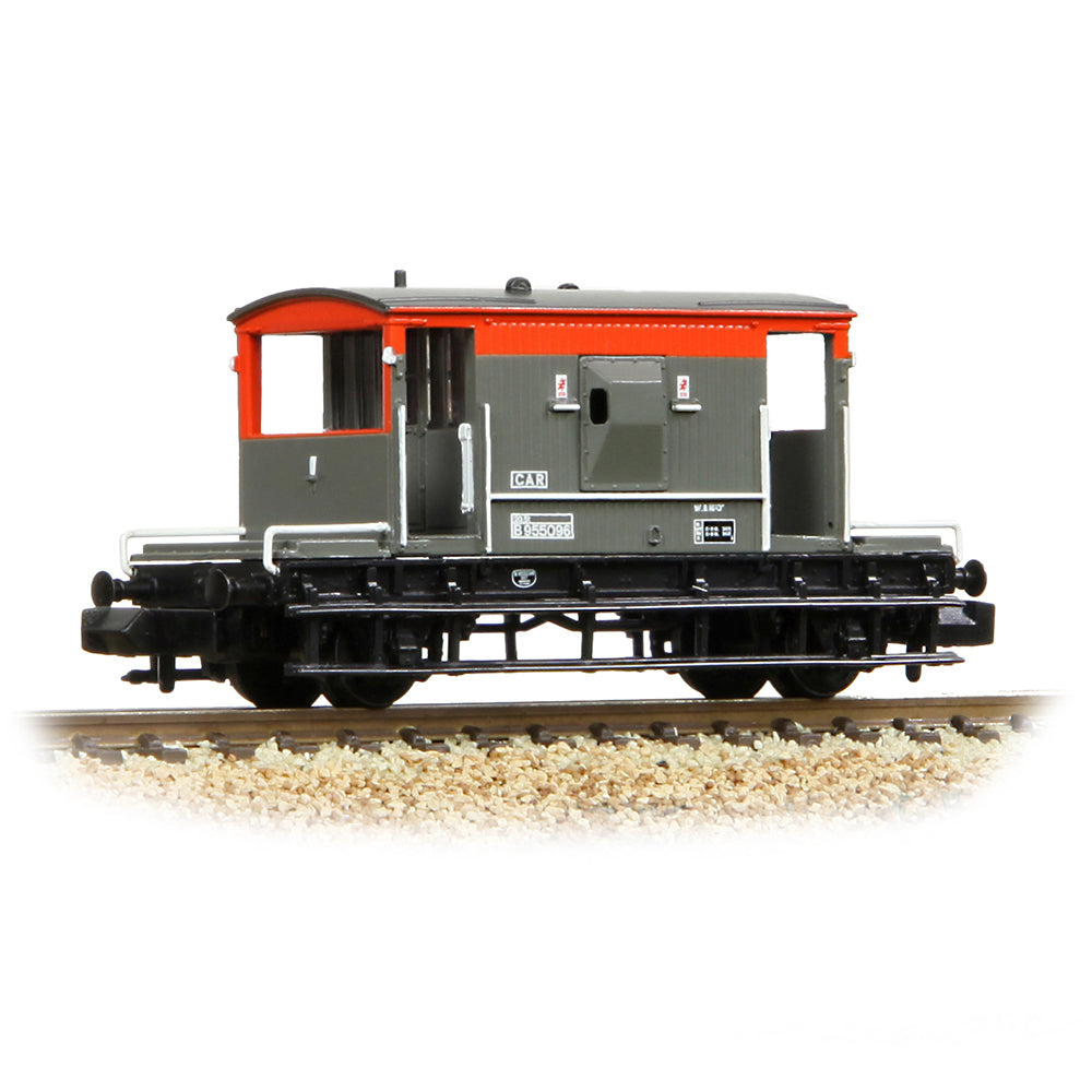 Graham Farish 377-535B BR 20T Brake Van BR Railfreight Red & Grey