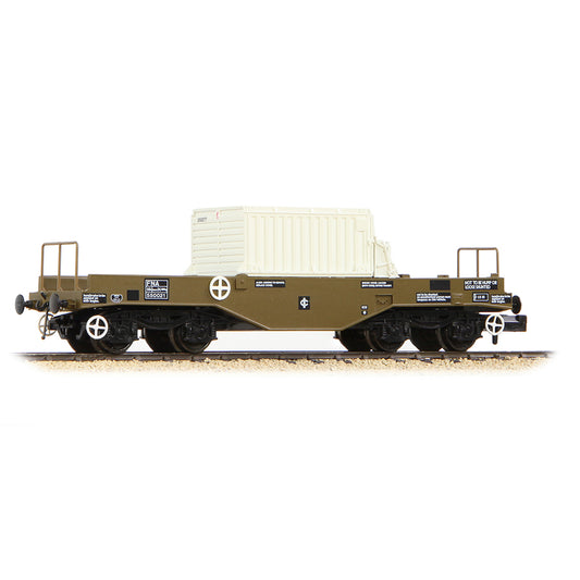 Graham Farish 377-801A BR FNA Nuclear Flask Wagon w/Flat Floor w/Flask N Gauge