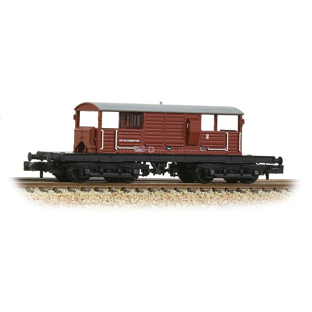 Graham Farish 377-876A SR 25T 'Queen Mary' Brake Van BR Bauxite (Late)