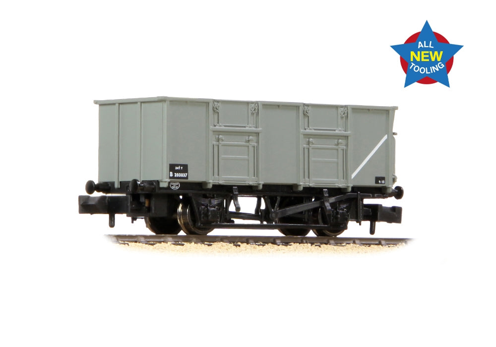 Bachmann 378-050 BR 24.5T Mineral Wagon BR Grey N Gauge