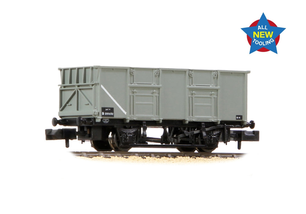 Bachmann 378-050A BR 24.5T Mineral Wagon BR Grey N Gauge
