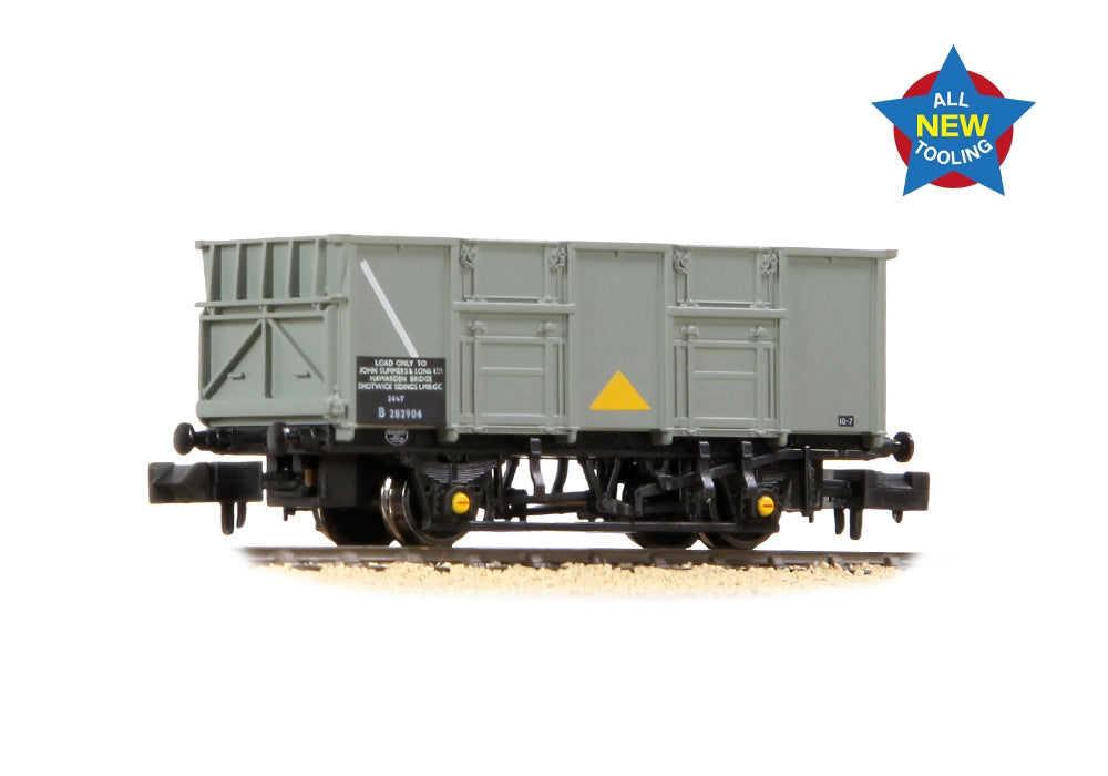 Bachmann 378-051 BR 24.5T Mineral Wagon BR Grey (John Summers &Sons Ltd) N Gauge