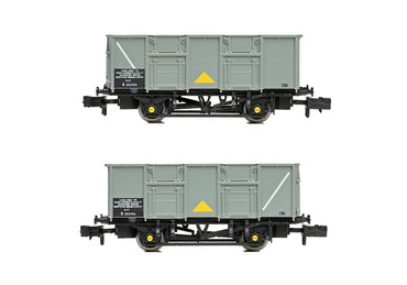 Bachmann 378-051 BR 24.5T Mineral Wagon BR Grey (John Summers &Sons Ltd) N Gauge