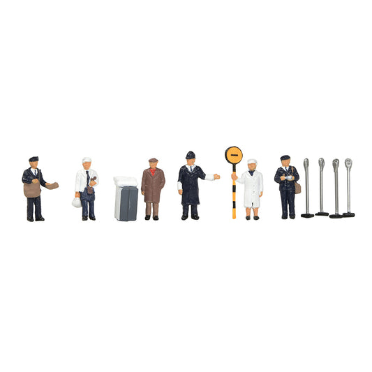 Bachmann Scenecraft 379-328 1960s/'70s Urban Workers N Gauge