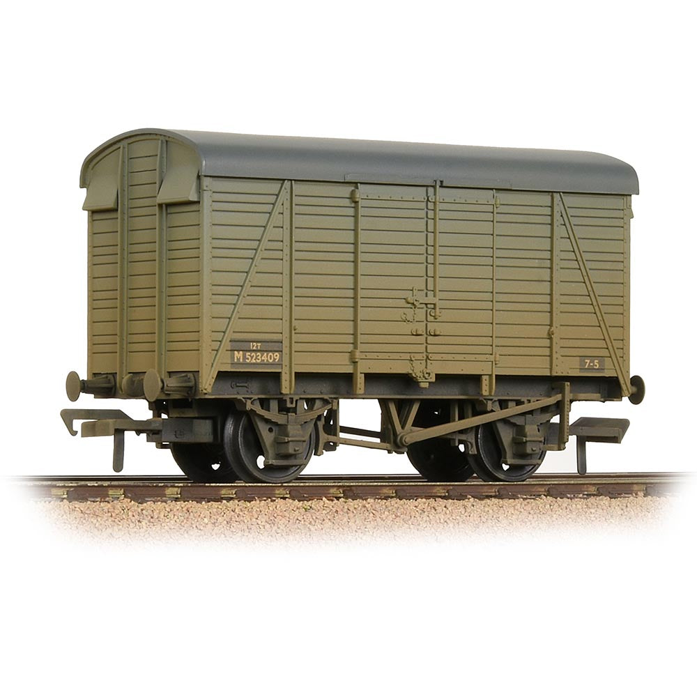 Bachmann Branchline 38-081C SR 12T 2+2 Planked Ventilated Van BR Grey Early [W]
