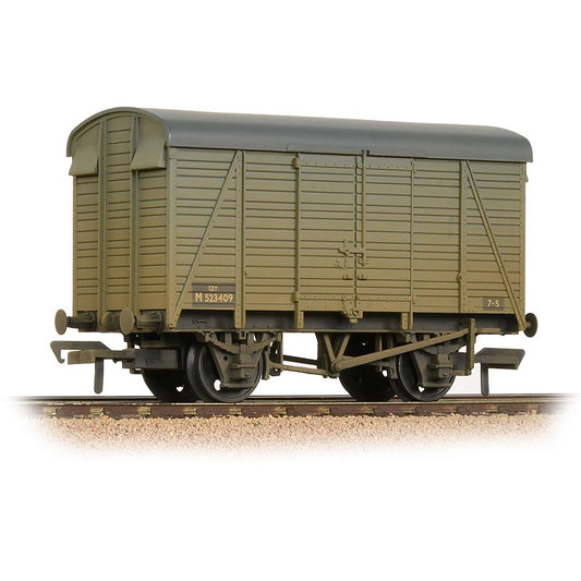 Bachmann Branchline 38-081C SR 12T 2+2 Planked Ventilated Van BR Grey Early [W]