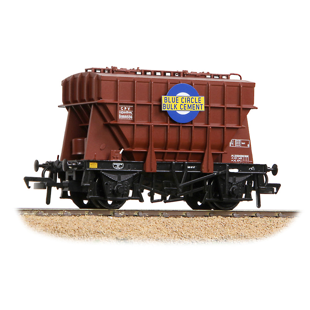Bachmann Branchline 38-270B BR 22T CPV Presflo Bulk Wagon BR Bauxite Blue Circle