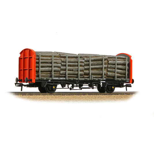 Bachmann Branchline 38-300B BR OTA Timber Wagon BR Railfreight Red [WL]