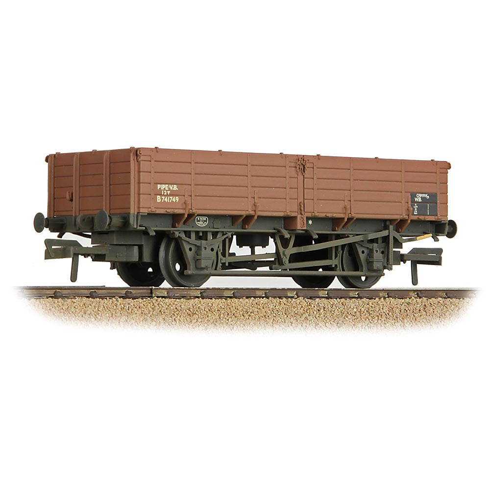 Bachmann Branchline 38-701A BR 12T Pipe Wagon BR Bauxite Late [W]